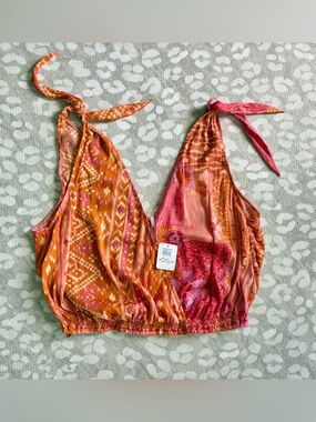 Free People size small surplice crop top